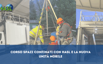 Corso spazi confinati e la nuova unità mobile